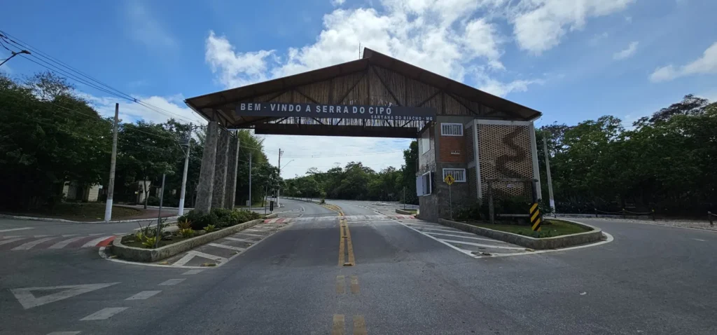 Portal de entrada da Serra do Cipó em Santana do Riacho, MG